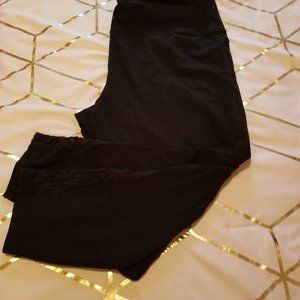 French Laundry Leggings with Lace Inset in the leg